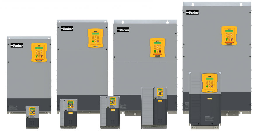 Parker versterkt zijn portfolio van aandrijvingen met variabele frequentie met twee nieuwe reeksen ethernet-compatibele